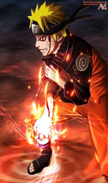 Naruto Nine Tails Rasengan Wallpaper Page 2