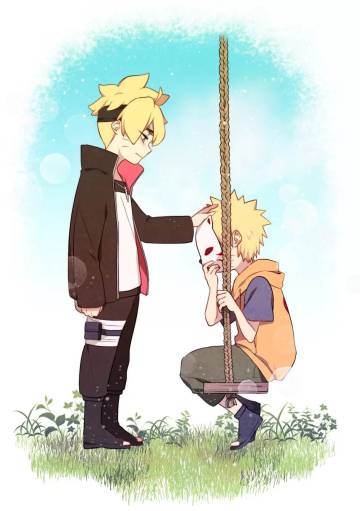 Naruto On A Swing Alone Wallpaper Page 14