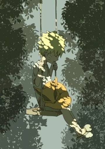 Naruto On A Swing Alone Wallpaper Page 20