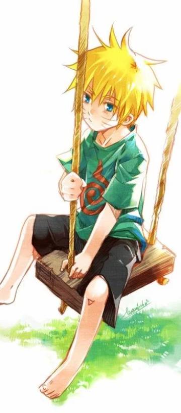 Naruto On A Swing Alone Wallpaper Page 39