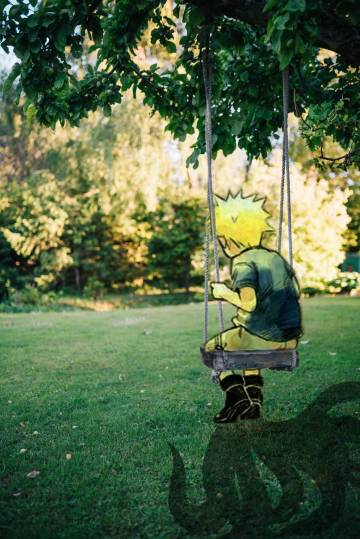 Naruto On A Swing Alone Wallpaper Page 63