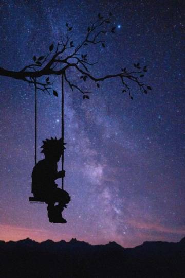Naruto On A Swing Alone Wallpaper Page 66