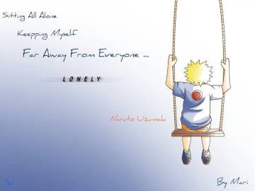 Naruto On A Swing Alone Wallpaper Page 13