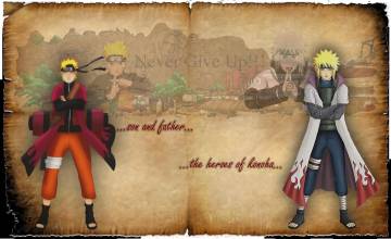 Naruto Sasuke Never Give Up Wallpaper Page 24