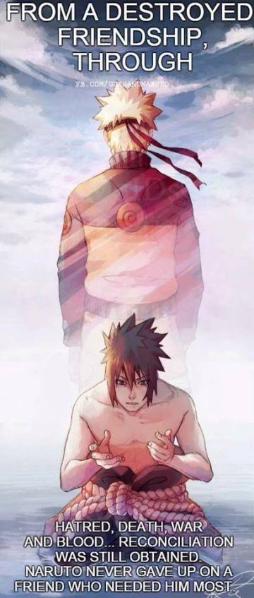 Naruto Sasuke Never Give Up Wallpaper Page 9