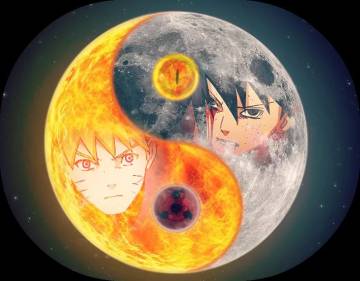 Naruto Sasuke Ying Yang Wallpaper Page 4
