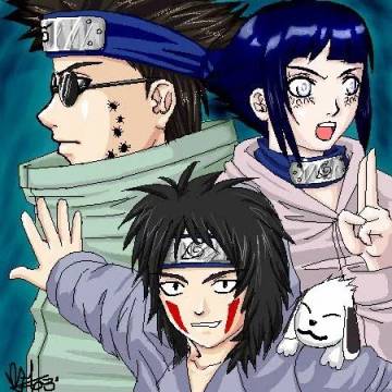 Naruto Shippuden Hinata Kiba Shino Wallpaper Page 12