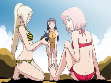 Naruto Shippuden Sakura And Hinata Swimsuit Wallpaper Page 3
