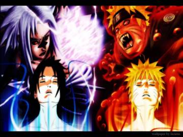 Naruto Vs Sasuke Dual Monitor Wallpaper Page 78