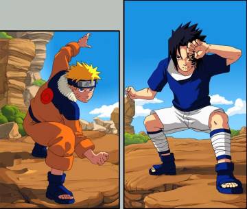 Naruto Vs Sasuke Part 1 Wallpaper Page 12