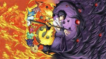 Naruto Vs Sasuke Part 1 Wallpaper Page 16