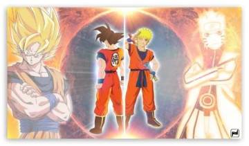 Naruto X Dragon Ball Wallpaper Page 3