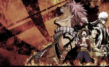 One Piece Naruto Bleach Fairy Tail Wallpaper Page 1