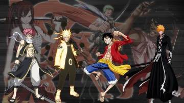 One Piece Naruto Bleach Fairy Tail Wallpaper Page 6