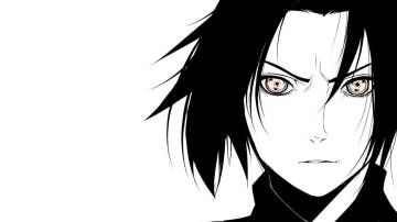 Saskue Naruto Wallpaper Black And White Page 18