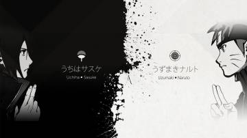 Saskue Naruto Wallpaper Black And White Page 2