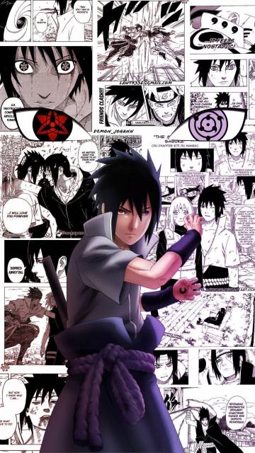 Sasuke And Naruto Hd Manga Wallpaper Page 1