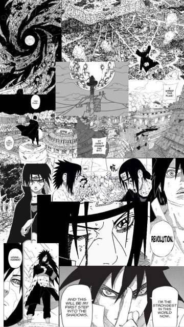 Sasuke And Naruto Hd Manga Wallpaper Page 6