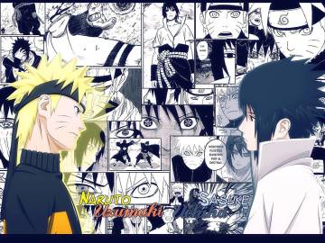 Sasuke And Naruto Hd Manga Wallpaper Page 8
