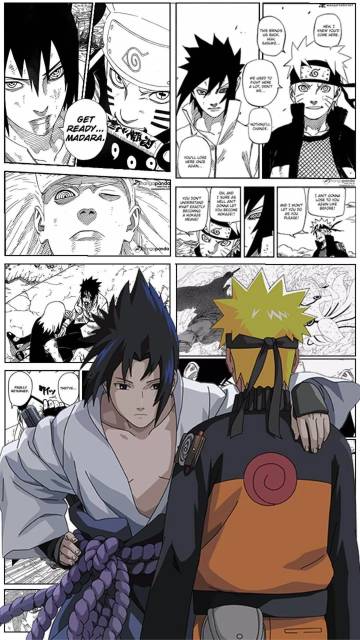 Sasuke And Naruto Hd Manga Wallpaper Page 12