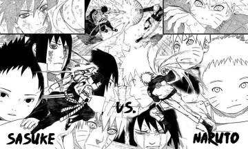 Sasuke And Naruto Hd Manga Wallpaper Page 22