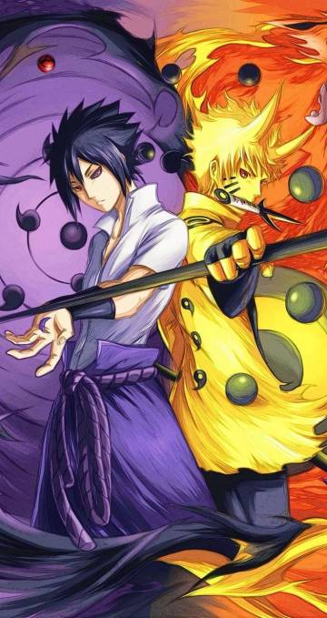 Sasuke And Naruto Phone Wallpaper Page 1