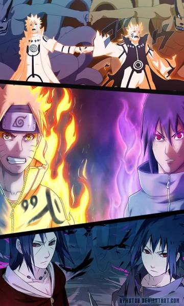 Sasuke And Naruto Phone Wallpapers Page 97