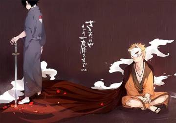 Sasuke Uchiha And Naruto Uzumaki Hokage Wallpaper Page 7