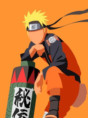 Simple Orange Naruto Wallpaper Page 4