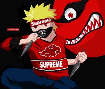 Supreme And Bape Cartoon Wallpaper Naruto Page 7