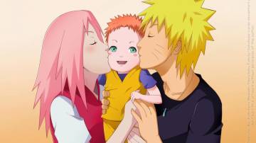 Wallpaper Naruto And Hinata Family Page 34
