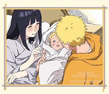Wallpaper Naruto And Hinata Family Page 60