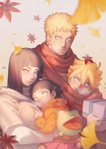 Wallpaper Naruto And Hinata Family Page 19