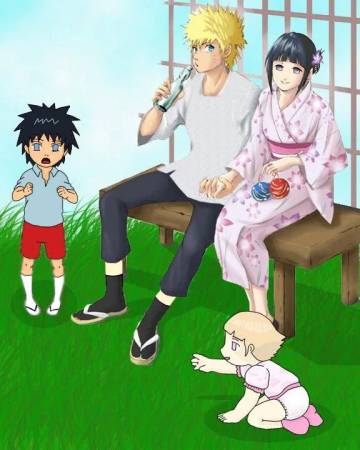 Wallpaper Naruto And Hinata Family Page 32