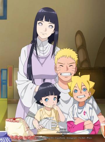 Wallpaper Naruto And Hinata Family Page 3