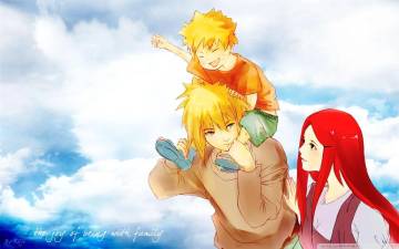 Wallpaper Naruto And Hinata Family Page 37