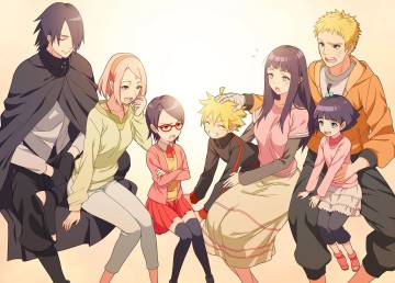 Wallpaper Naruto And Hinata Family Page 1