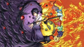 Wallpaper Naruto Uzumaki Vs Sasuke Uchiha Page 2