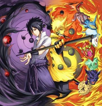 Wallpaper Naruto Vs Sasuke Keren Page 2