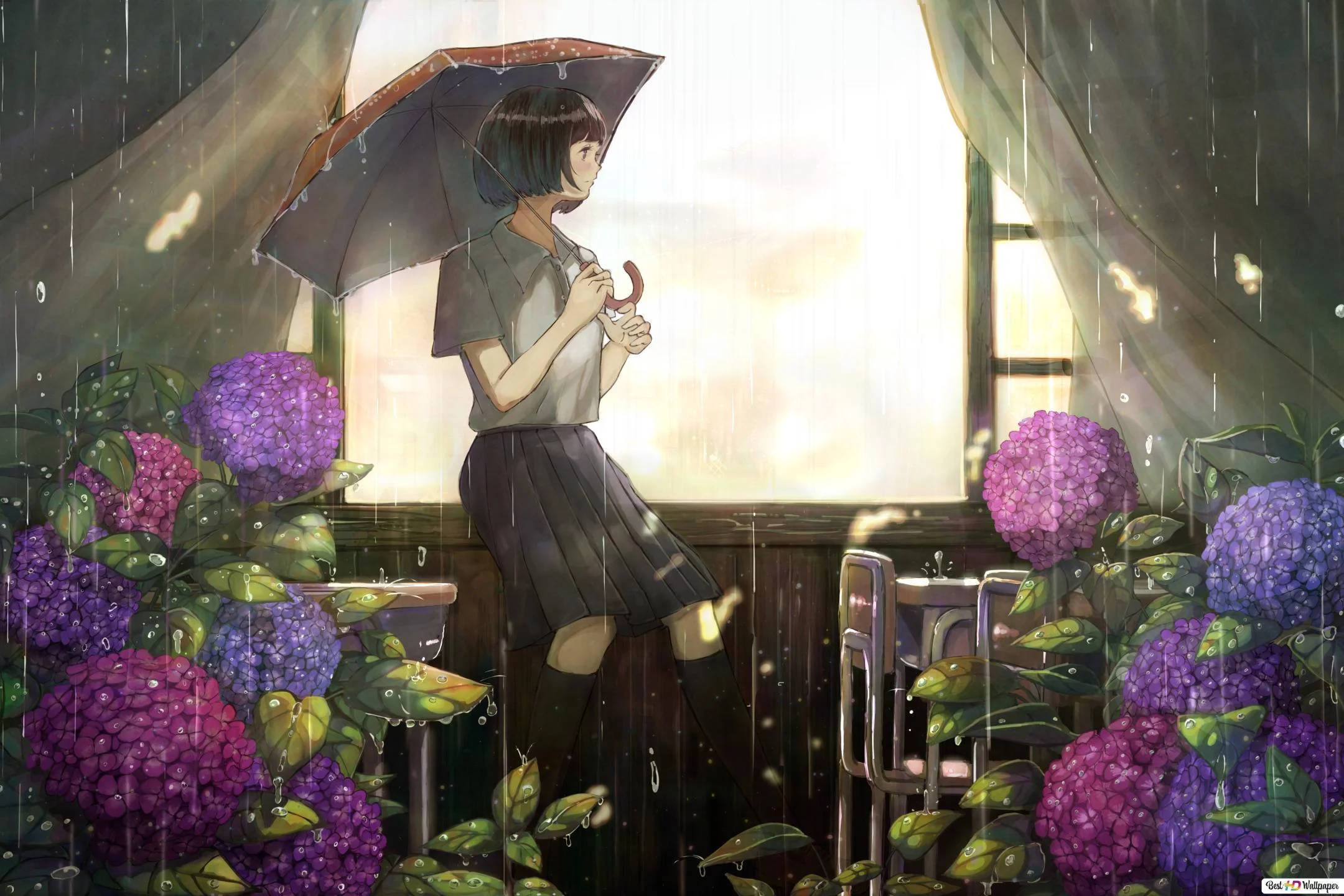 Free Download Beautiful Rain Naruto Wallpaper Page 101857 (2160 x 1440)