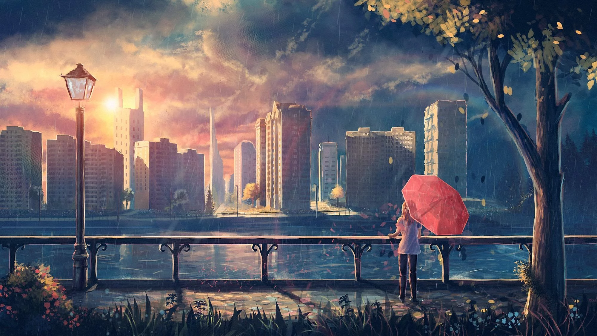 Free Download Beautiful Rain Naruto Wallpaper Page 101873 (2000 x 1125)