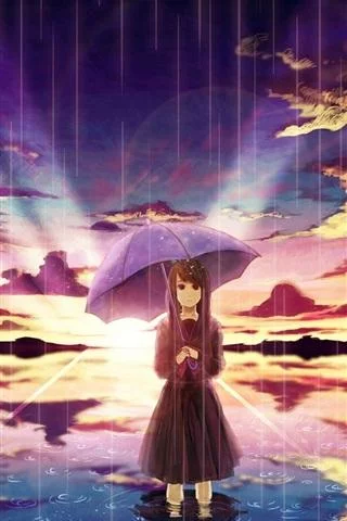 Free Download Beautiful Rain Naruto Wallpaper Page 101891 (320 x 480)