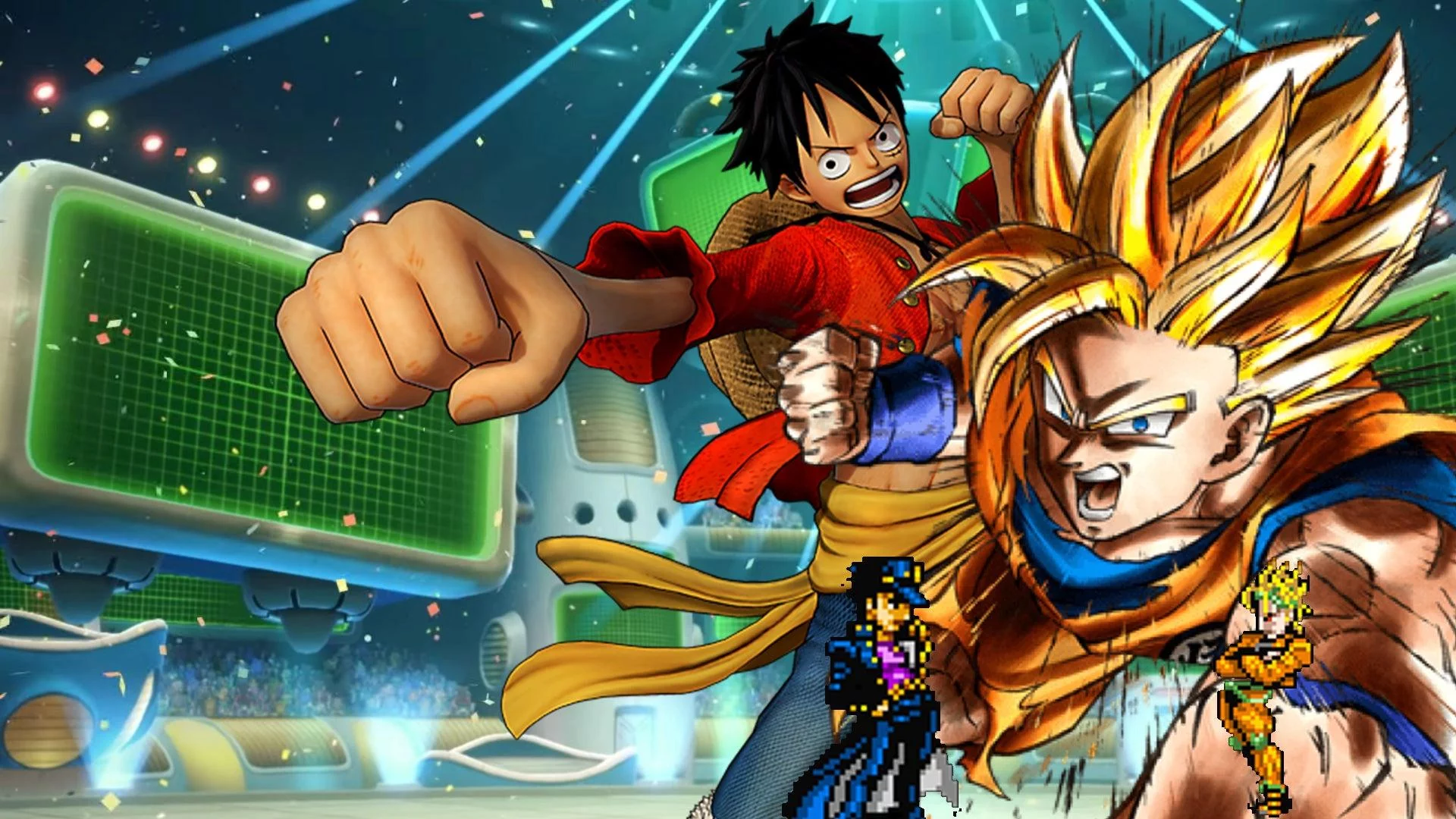 Free Download Best Naruto Dragon Ball Z Wallpaper Mash Up Page 102116 (1920 x 1080)