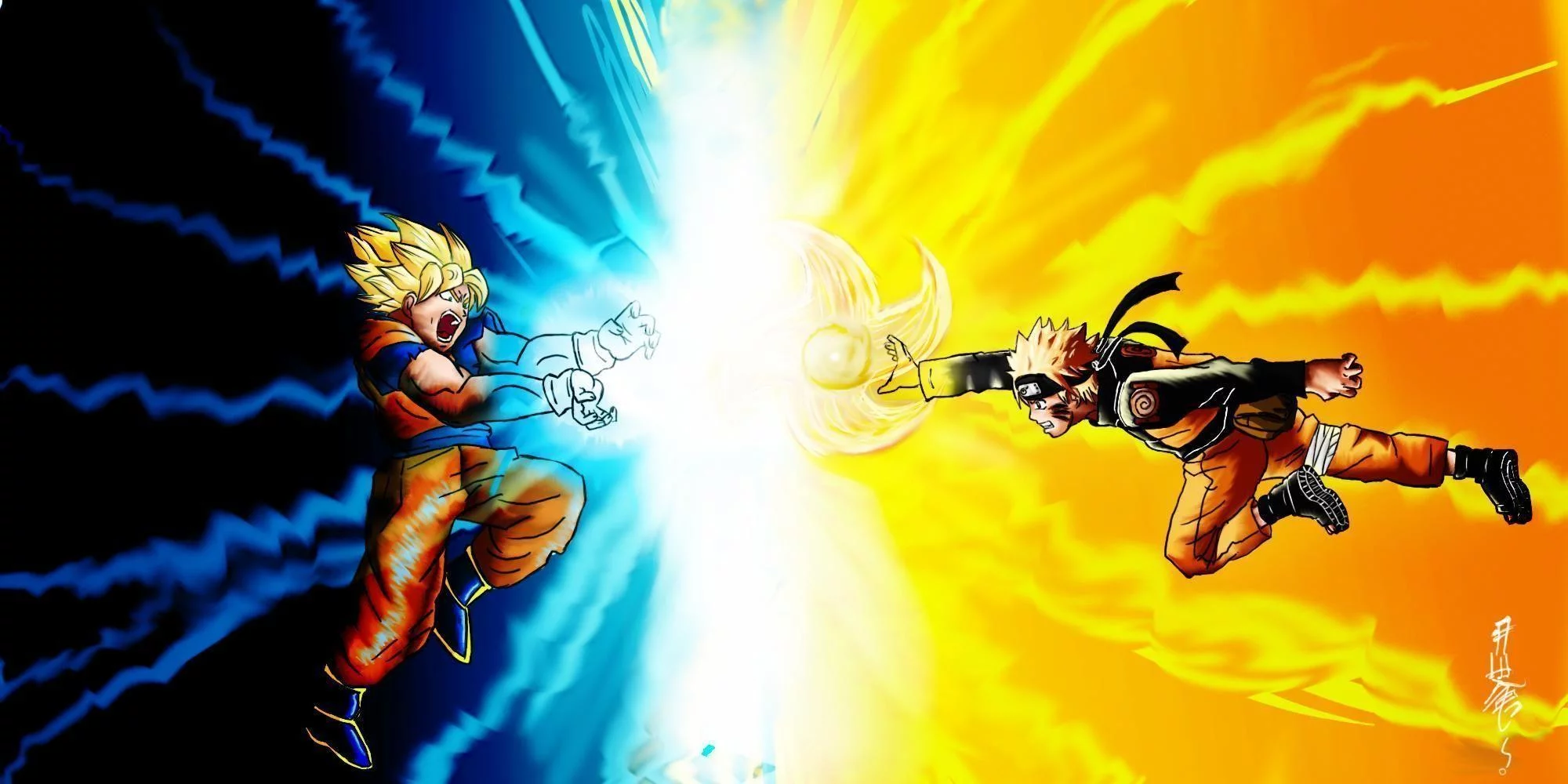 Free Download Epic Goku Naruto Fusion Wallpaper Page 102189 (2000 x 1000)
