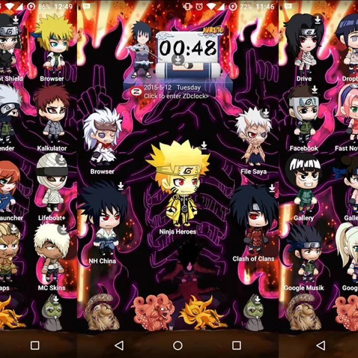 Free Download Wallpaper Naruto Bergerak Untuk Hp Android Page 10488 (720 x 720)