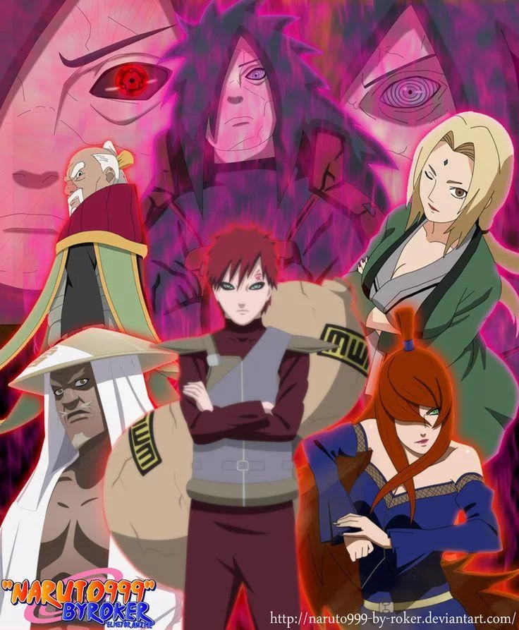 Free Download Naruto Shippuden War Kages Wallpaper Page 1062387 (736 x 893)