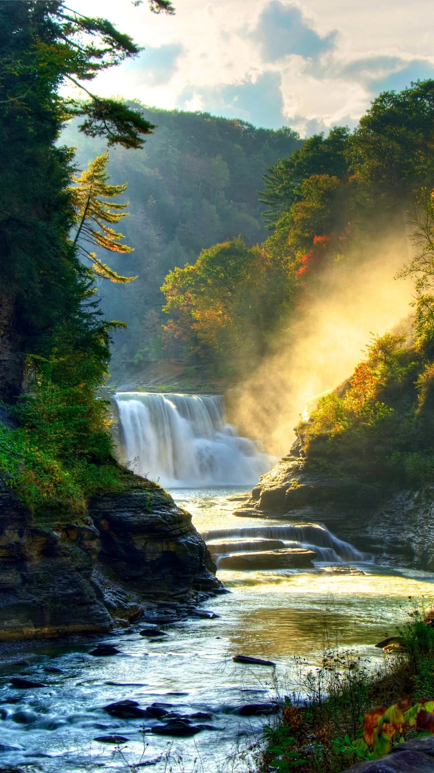 Free Download Naruto Shippuden Waterfall Wallpaper Page 1062503 (1440 x 2560)