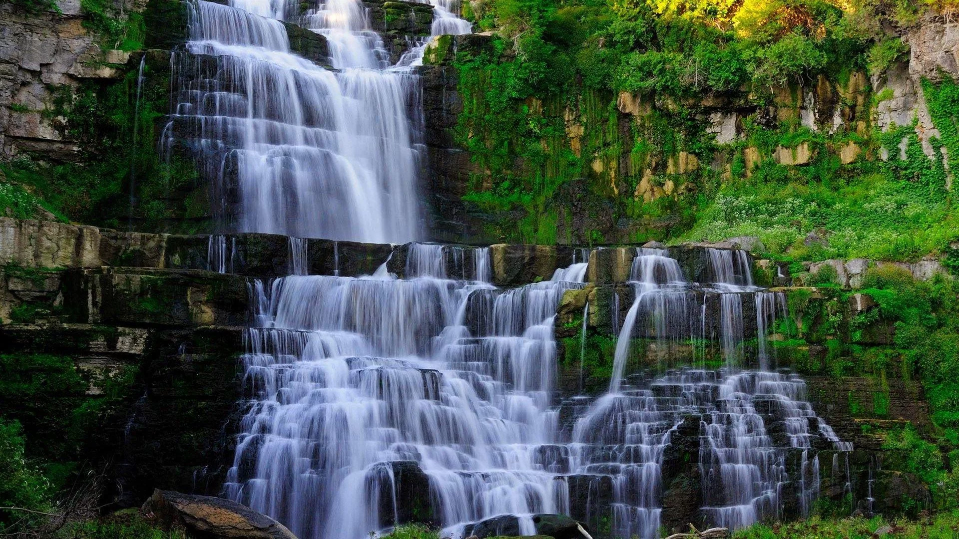 Free Download Naruto Shippuden Waterfall Wallpaper Page 1062509 (1920 x 1080)