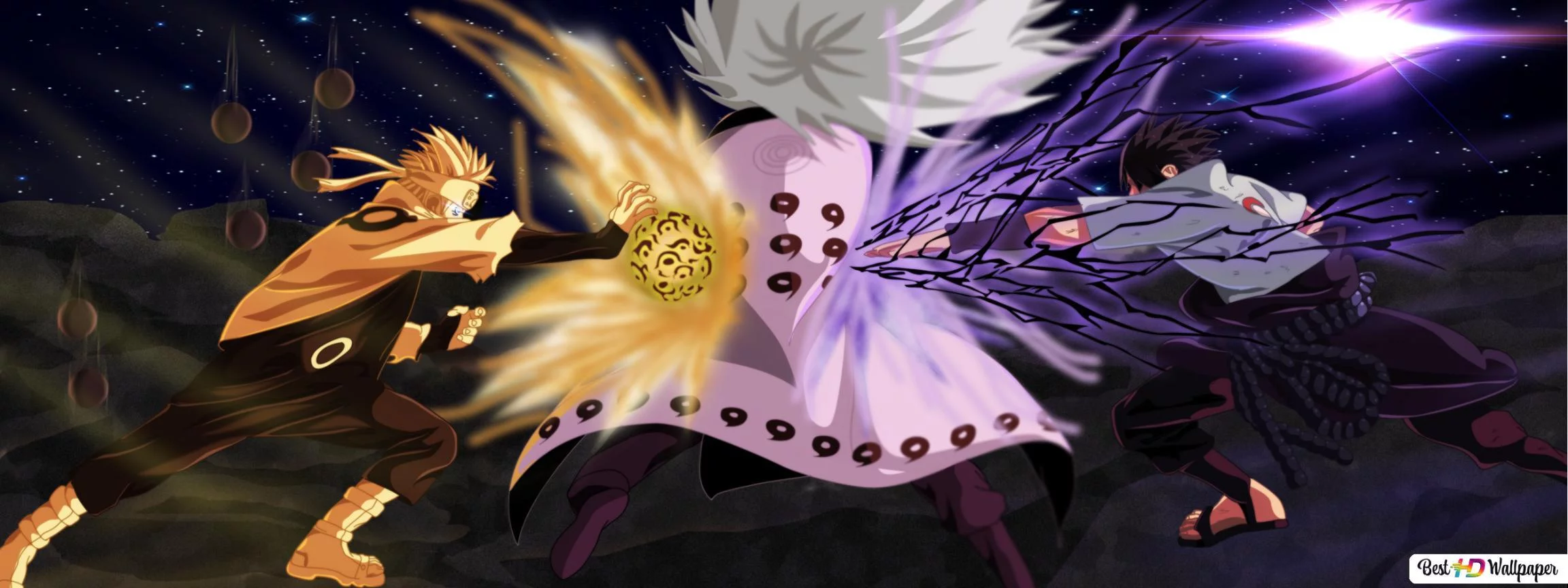 Free Download Naruto And Sasuke Final Battle Wallpaper Page 10687 (2304 x 864)