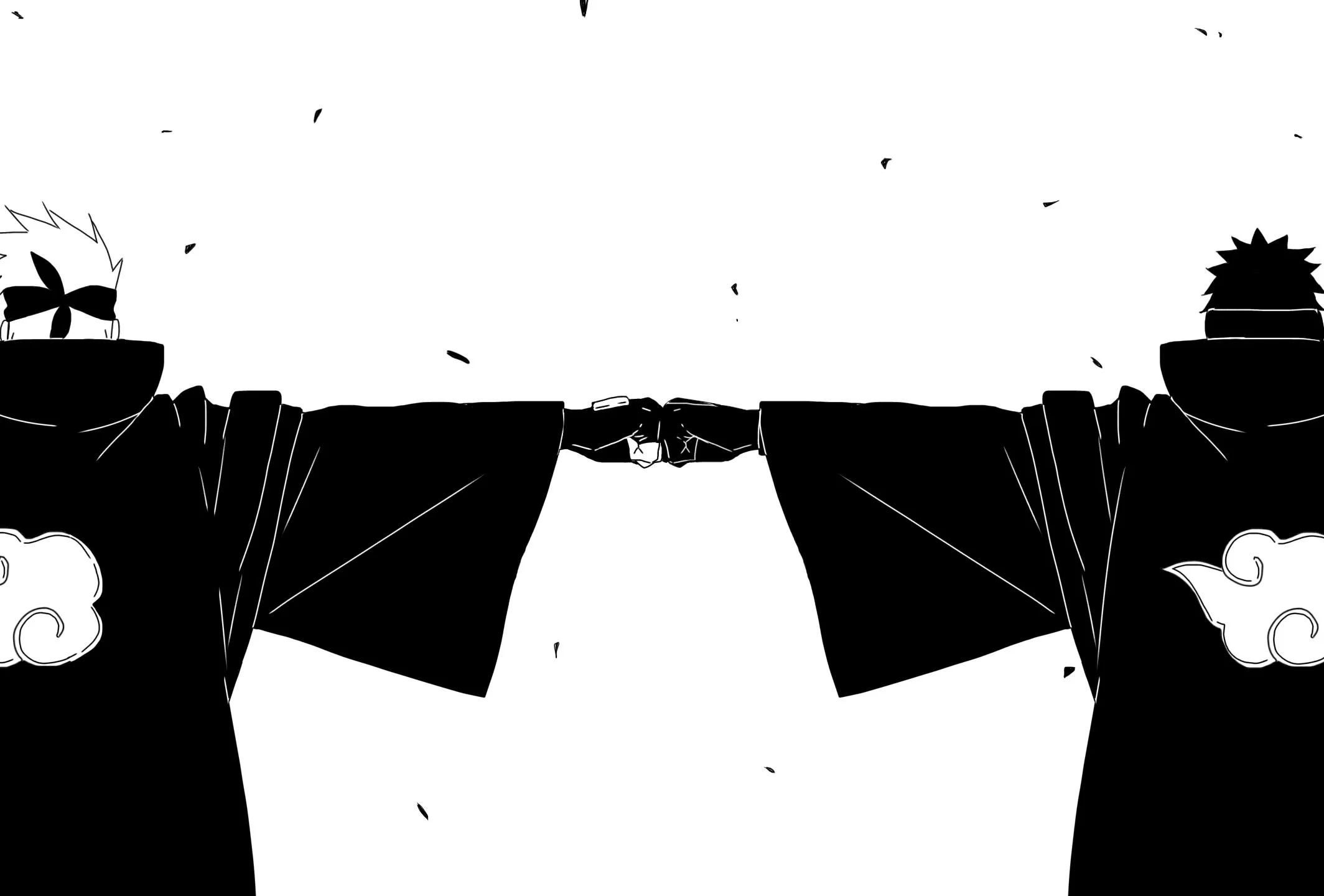 Free Download Naruto Silhouette Wallpaper Obito Madara Sauske Naruto Page 1089582 (2128 x 1440)
